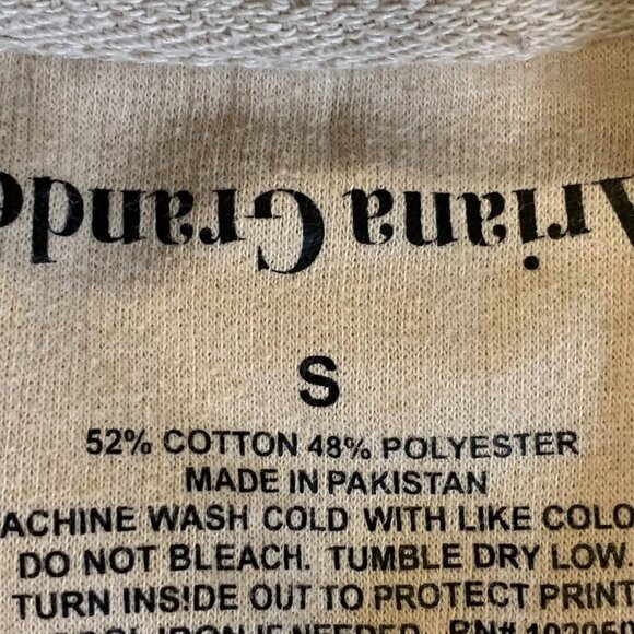 Ariana Grande Women's Sweetener Upside down Portrait Sweatshirt Size S - Picture 9 of 12